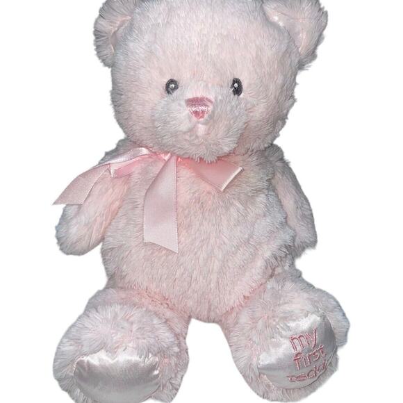 Baby Gund My First Teddy Bear Plush Stuffed Animal Embroidered Nursery Gift 11” - Picture 2 of 12